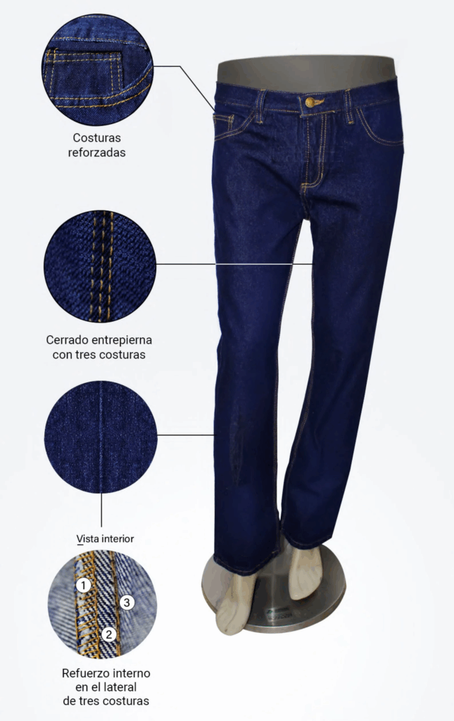 PANTALON RIGIDO DE DOTACIÓN PARA HOMBRE